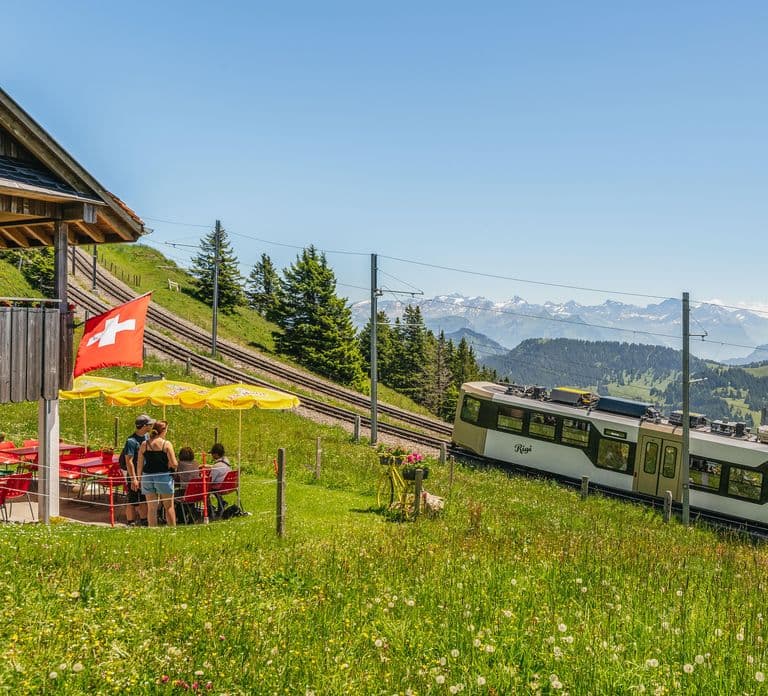 Luzern: Bootsfahrt, Mount Rigi Zahnradbahn & Mineralbad-Ticket