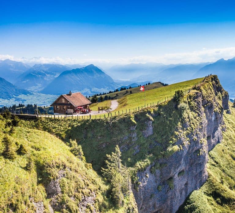 Lucerne: Passeio de Barco, Trem do Mount Rigi e Ingresso para Banhos Minerais