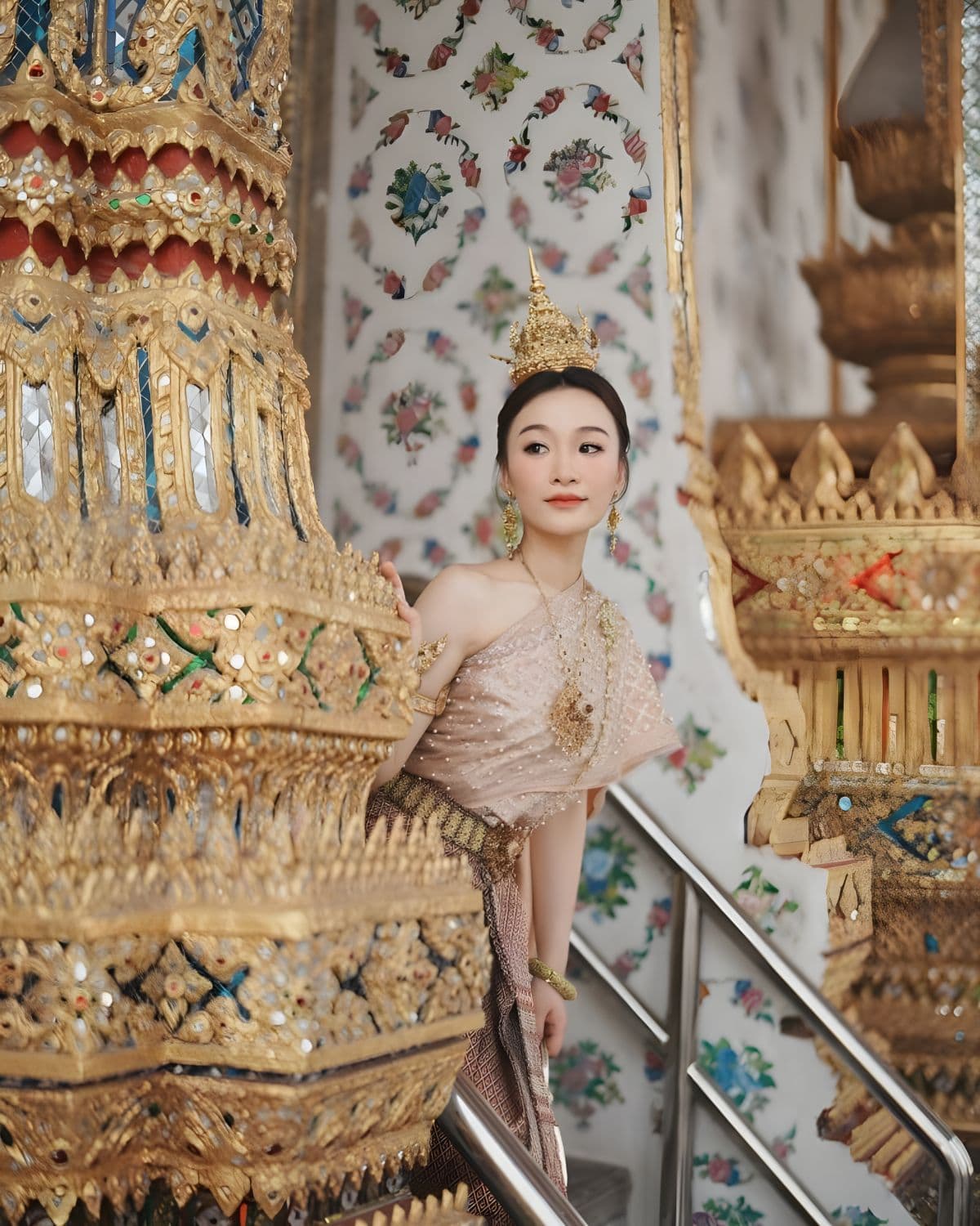 Thai Glam Studio, noleggio costumi thailandesi al Wat Arun