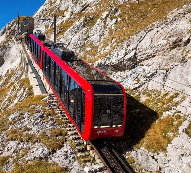 Lucerne: Small group tour to Mount Pilatus, Ride the Dragon