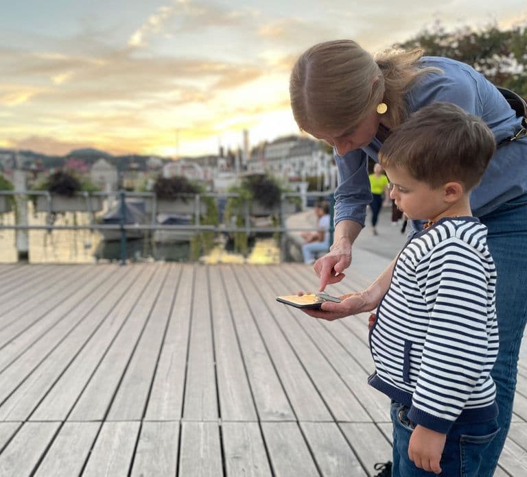 Lucerne : visite à pied sur smartphone - la vieille ville de Lucerne