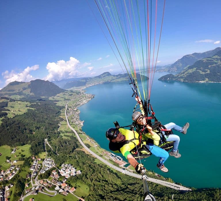 Lucerne : Expérience unique de parapente en tandem
