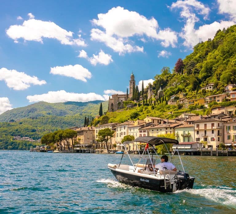 Lago de Lugano: Aluguel de barco por 2 horas