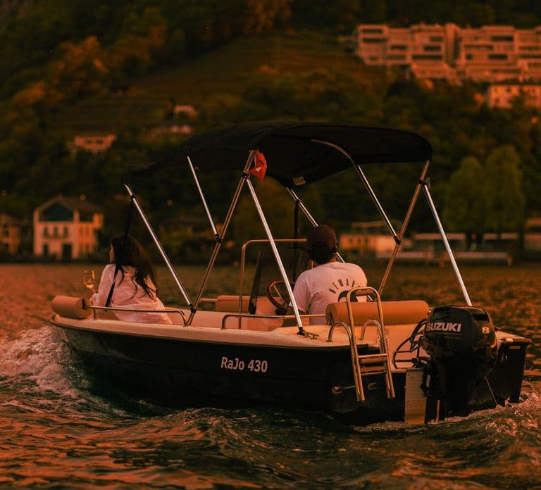 Lago de Lugano: Aluguel de barco por 2 horas