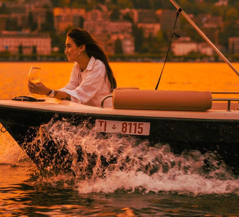 Lugano Lake: 2 Stunden Bootsverleih