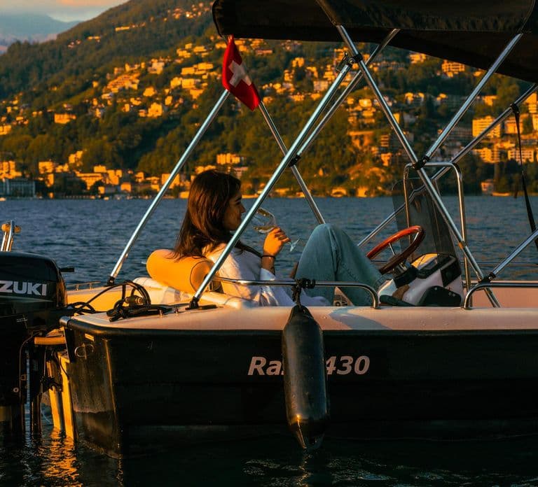Lugano Lake: 2 Stunden Bootsverleih