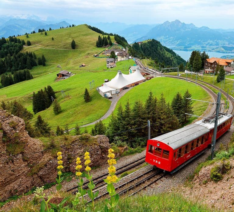 Viagem Privada de Zurique ao Mount Rigi via cidade de Lucerna