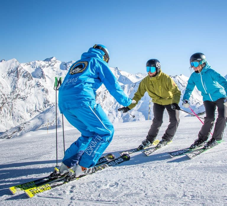 Saas-Fee: Ski & Snowboard Group Lesson for All Ages & Levels