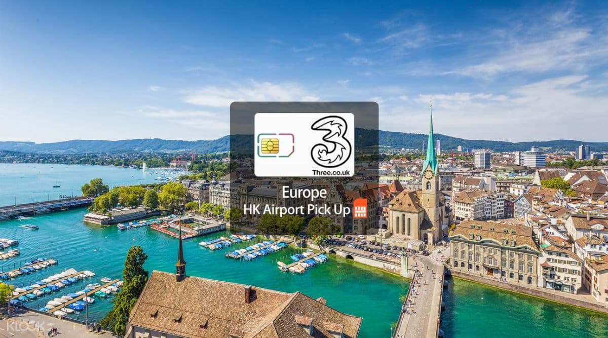 Snack coupon & Free 3G/4G Europe SIM Card (HK Pick Up)