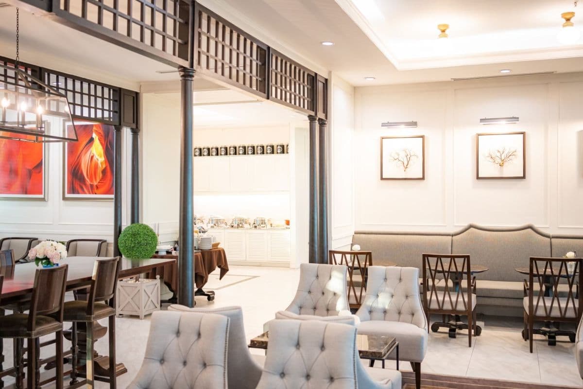 The Coral Lounge no Aeroporto Internacional de Bangkok Don Mueang