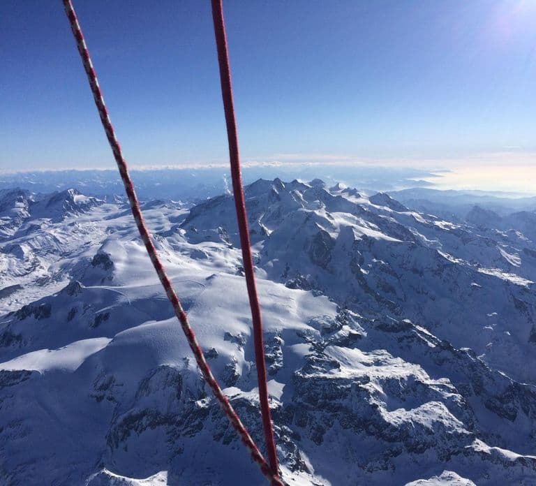 Switzerland hot air balloon flight