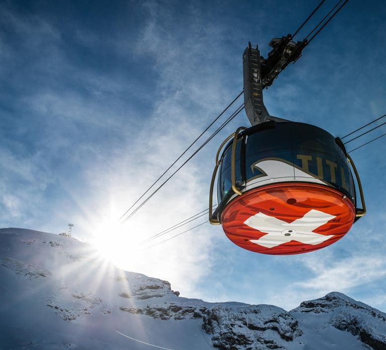 Switzerland Lake Lucerne Region: Tell Pass (winter)