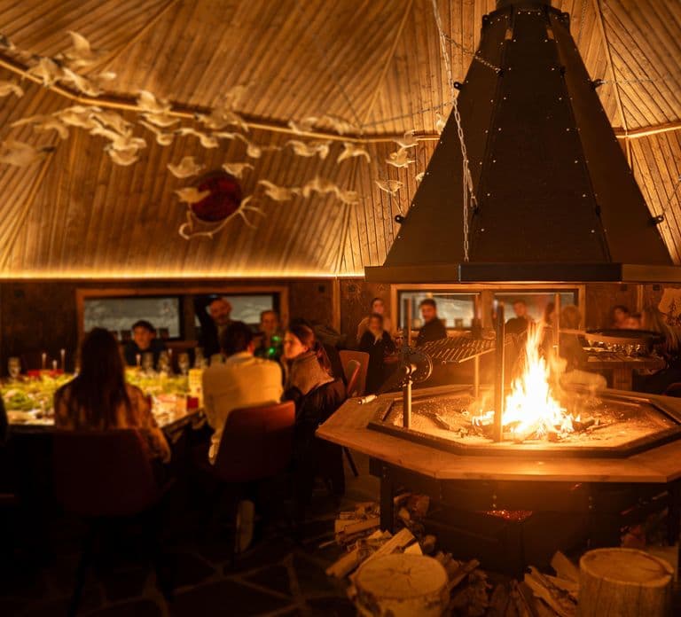 Betoverende kerstavondviering in Lapland