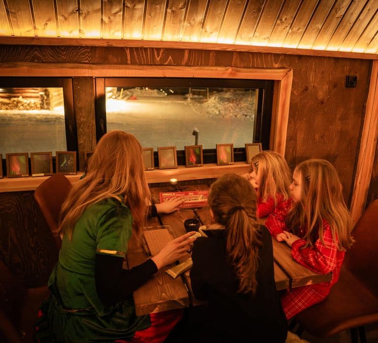 Betoverende kerstavondviering in Lapland
