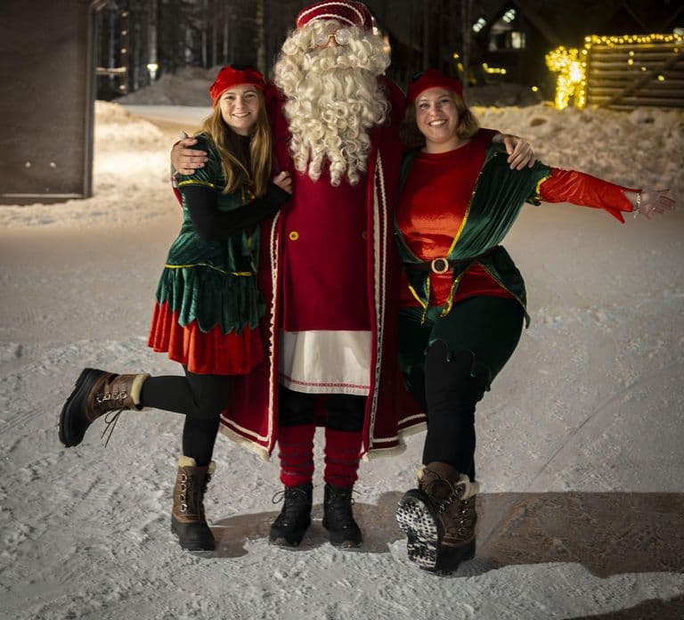 Betoverende kerstavondviering in Lapland