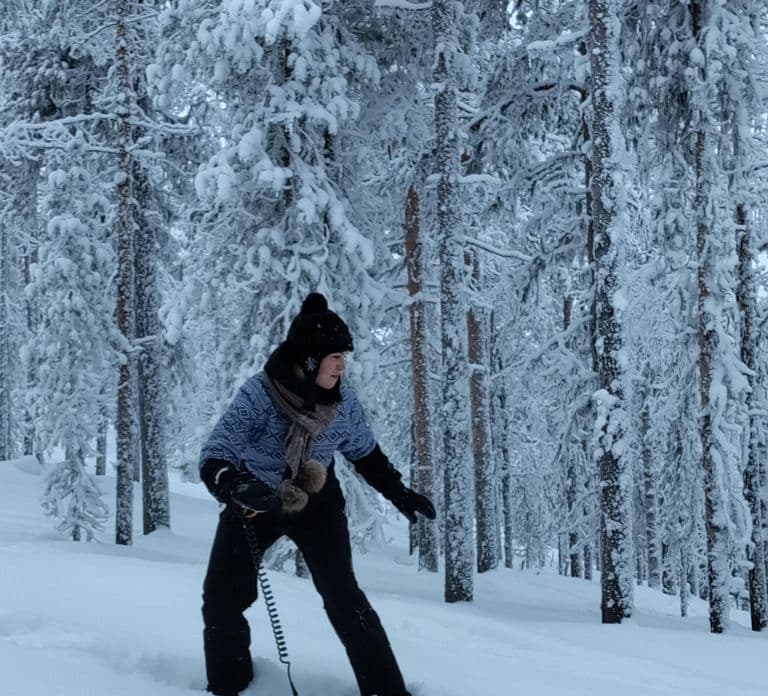 Levi: Snowsurfing-avontuur met sneeuwschoenwandeling