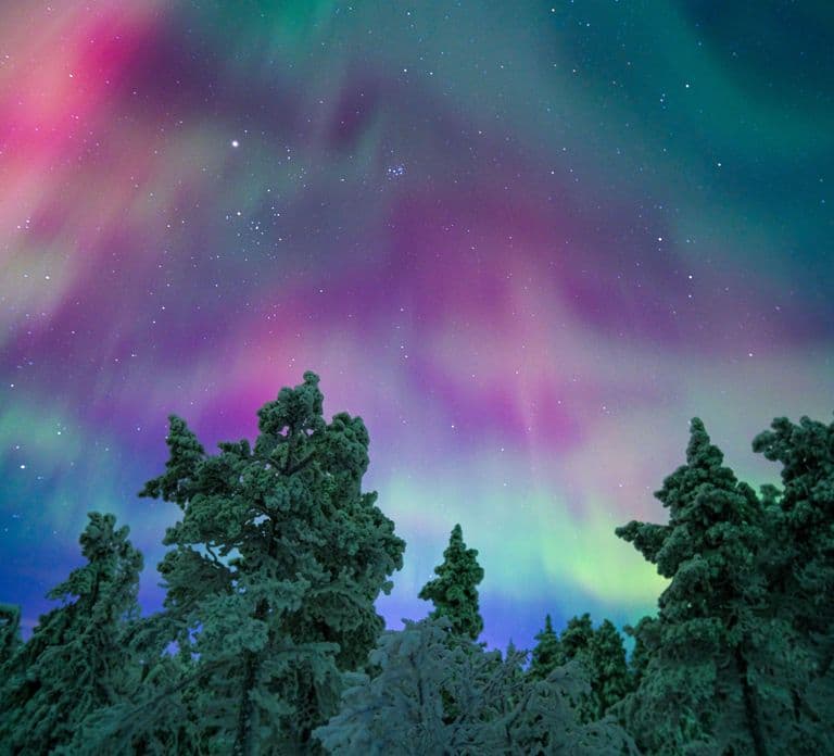 Ruka: Caminata nocturna con raquetas de nieve en busca de la aurora boreal