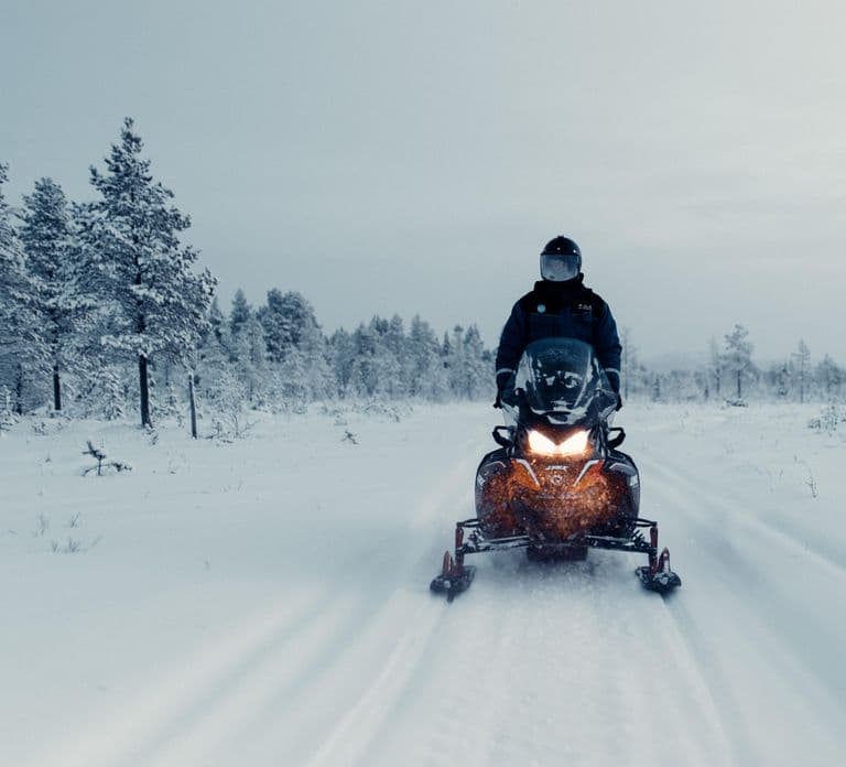 Ruka: Scenery Snowmobile Safari