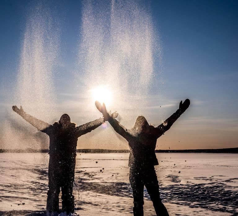 Ab Rovaniemi: Privates Fotoshooting in der lappländischen Wildnis