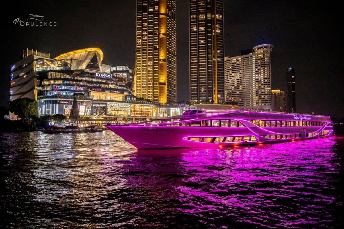 Crucero con cena de lujo Opulence Chao Phraya