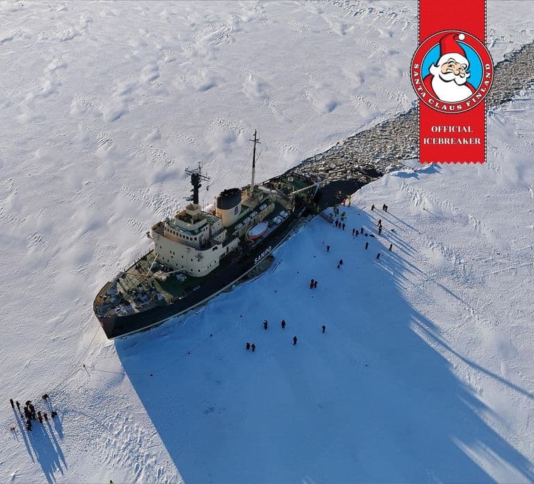 From Oulu: Icebreaker Sampo Cruise & Ice Floating