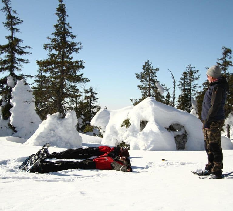 Desde Ruka: Raquetas de nieve en el Parque Nacional de Riisitunturi