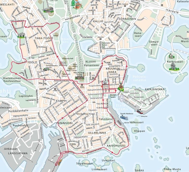 Helsinki: Bus Tour with Audio Guide