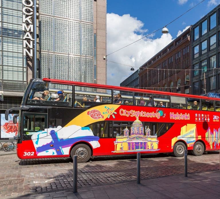 Helsinki: City Sightseeing Hop-On Hop-Off Bustour