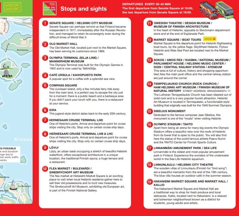 Helsinki: City Sightseeing Hop-On Hop-Off Bus Tour