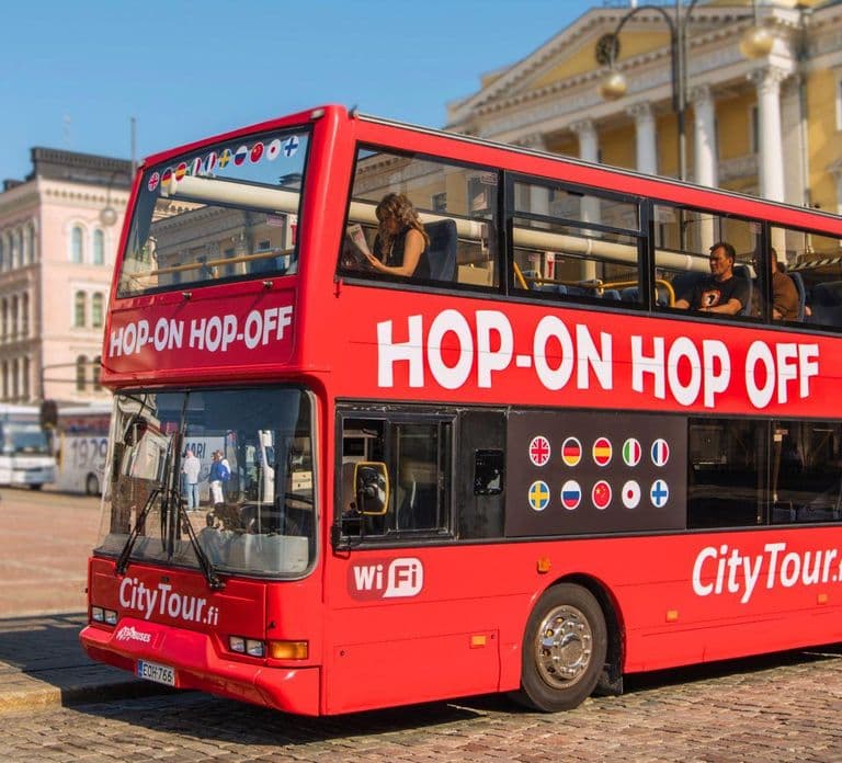 Helsinki: Hop-On Hop-Off Bus and Sightseeing Boat Tour