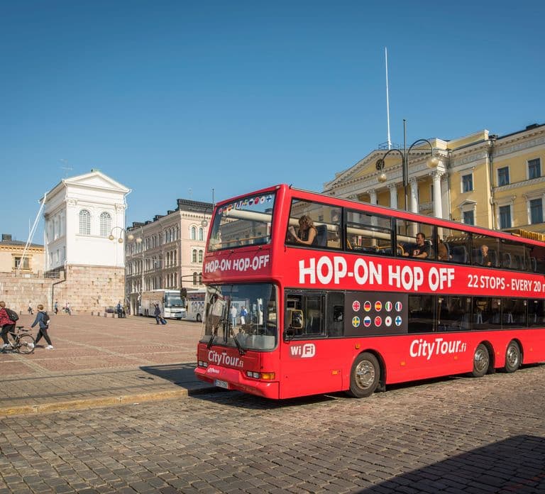 Helsinki: Hop-On Hop-Off Stadtrundfahrt