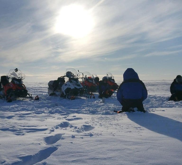 Kemi-Tornio: Ice Fishing Safari with Snowmobiles