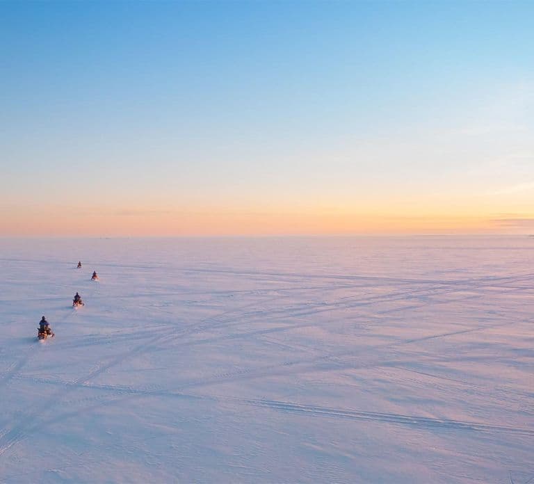 Kemi-Tornio: Sunrise snowmobile safari
