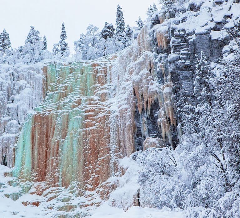 Lapponia: Tour delle cascate ghiacciate di Korouoma