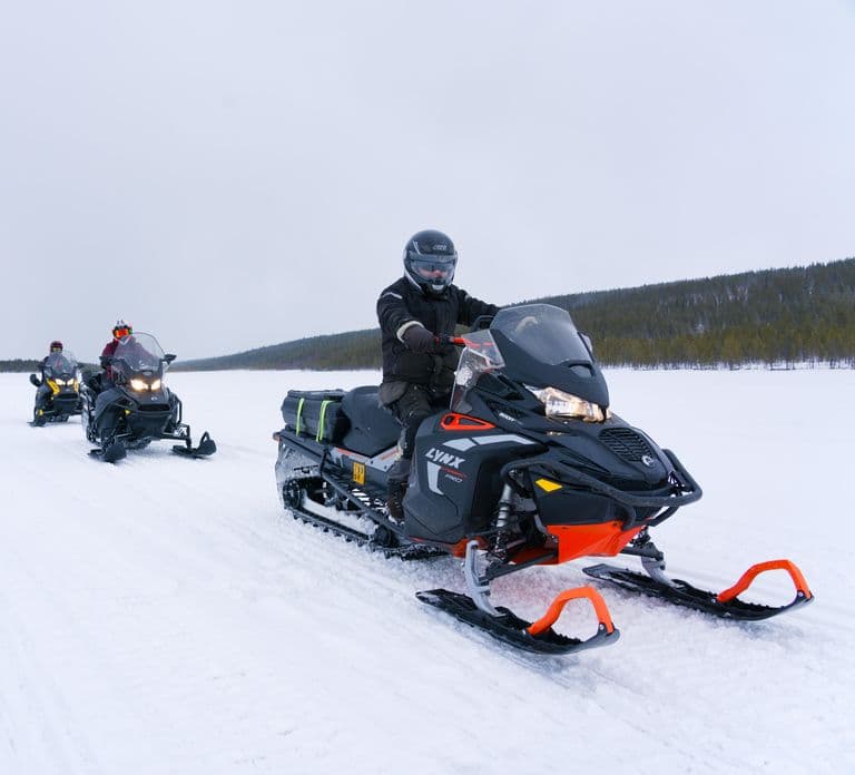 Levi: 2-Hour Snowmobile Safari Led by Local Guides