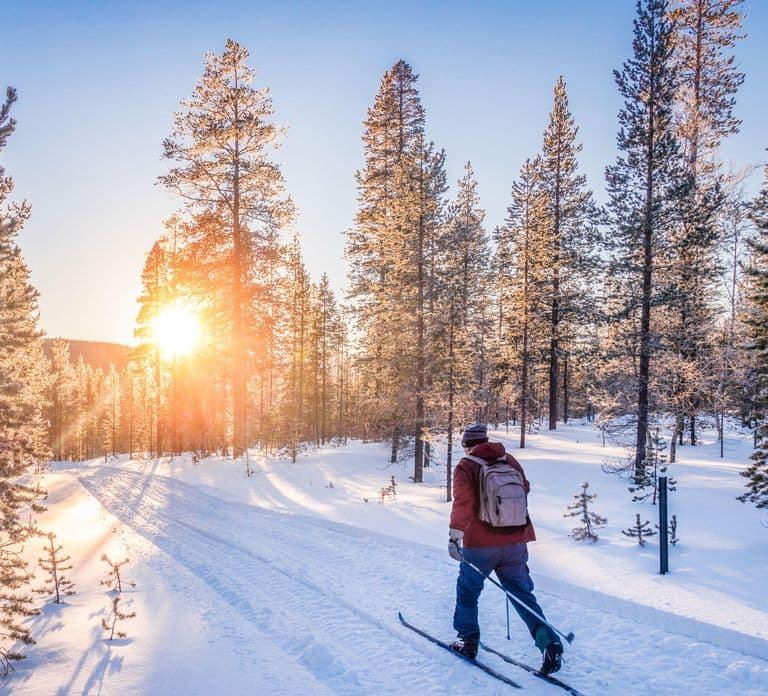 Levi: Cross-Country Skiing Tour for Beginners