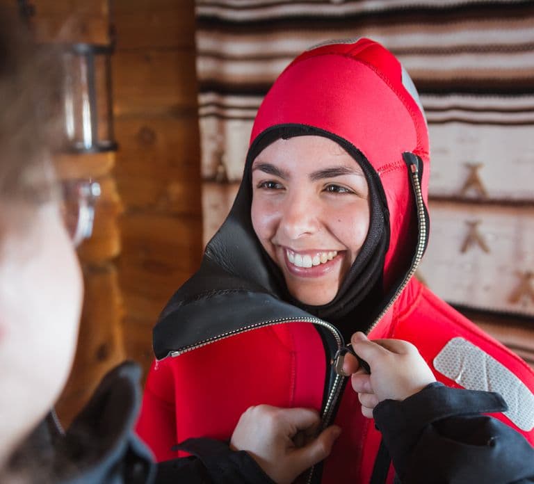 Levi: Ice Floating and Northern Lights Tour