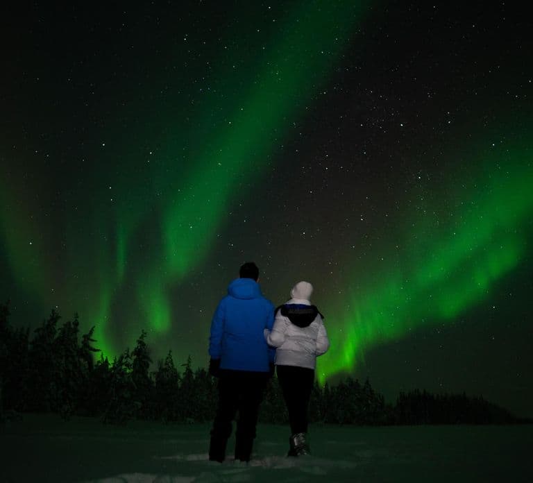 Levi: Northern Lights Sledge Ride