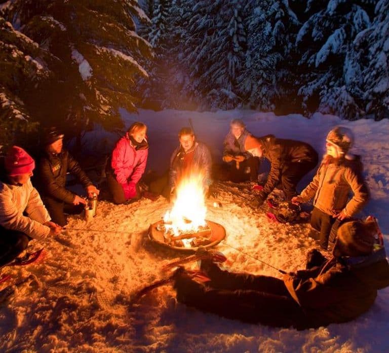 Night Snowshoeing Lapland Experience
