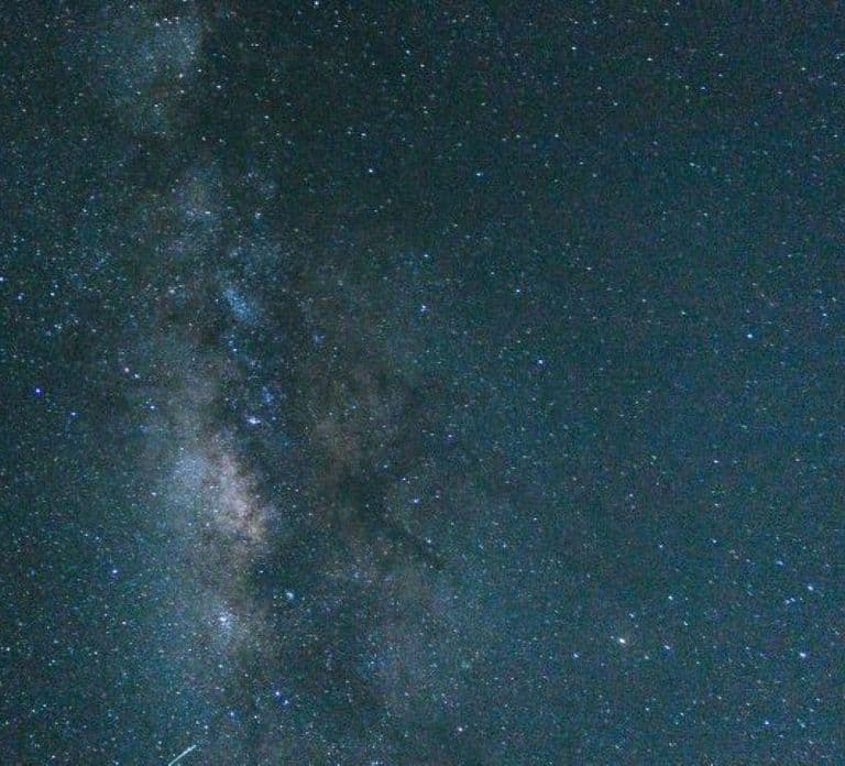 Night Star Walk on Snowshoes in the Finnish Wilderness