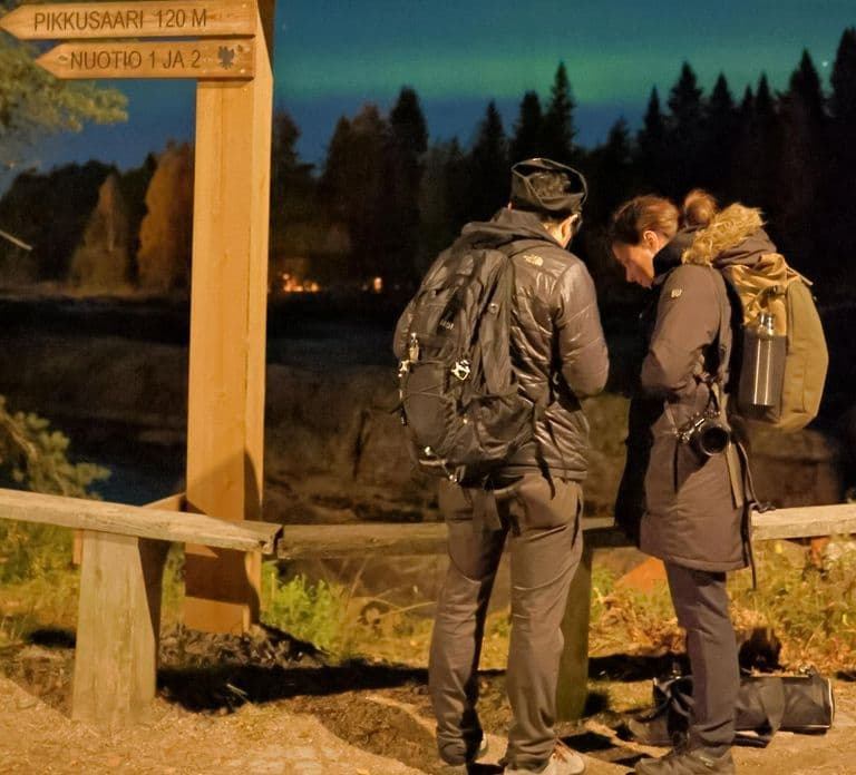 Oulu : Excursion guidée à la chasse aux aurores boréales à Oulu et sites naturels