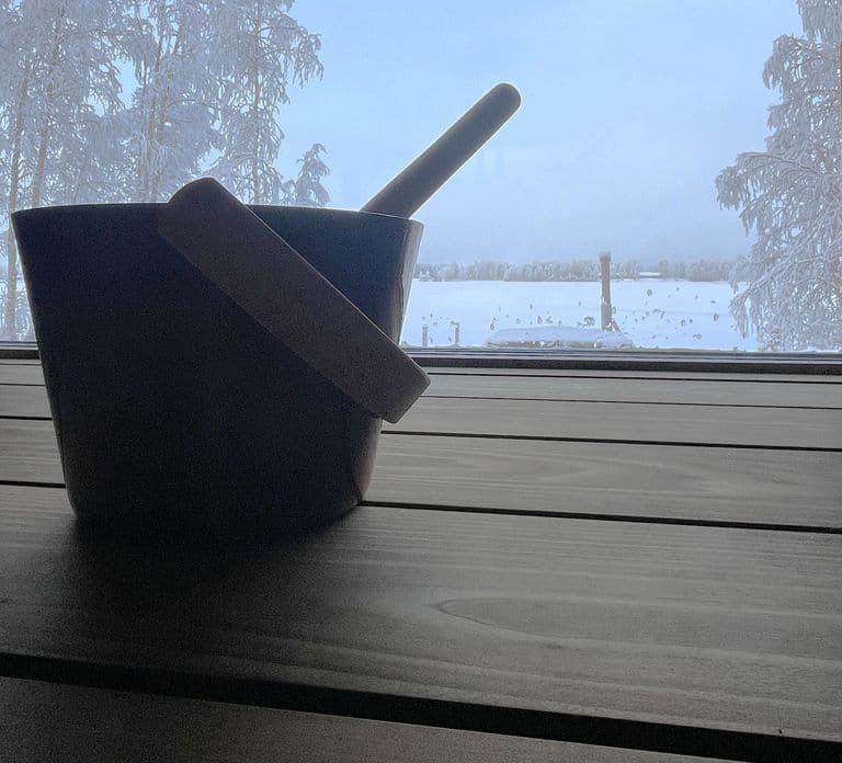 Rovaniemi: Notte in sauna privata all-inclusive e tuffo artico