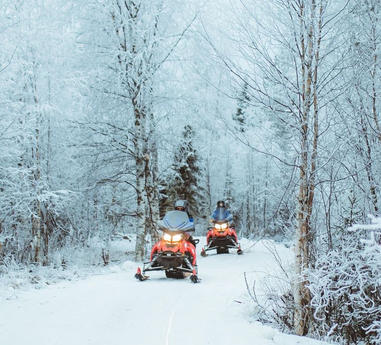 Rovaniemi: Early Winter 2 Hour Snowmobile Safari