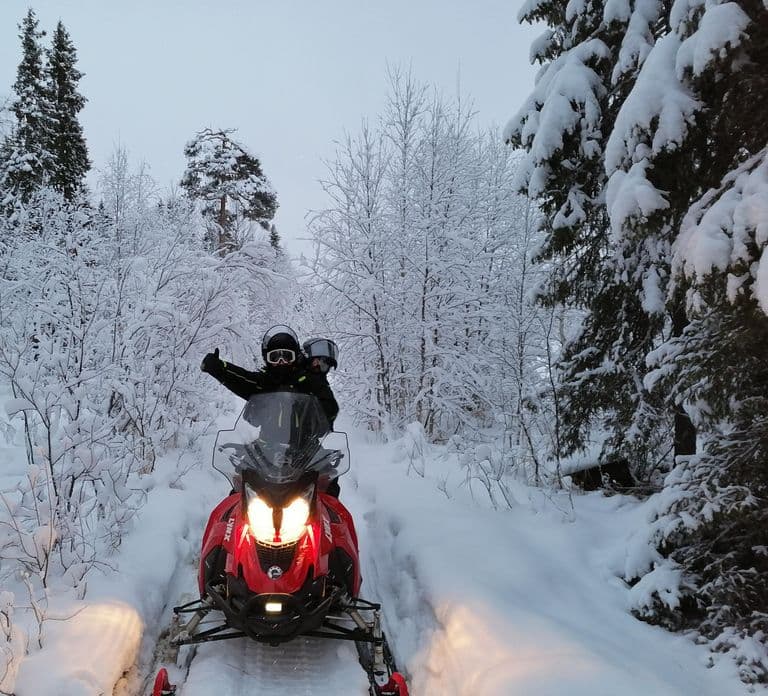 Rovaniemi: Aventura de día completo en moto de nieve