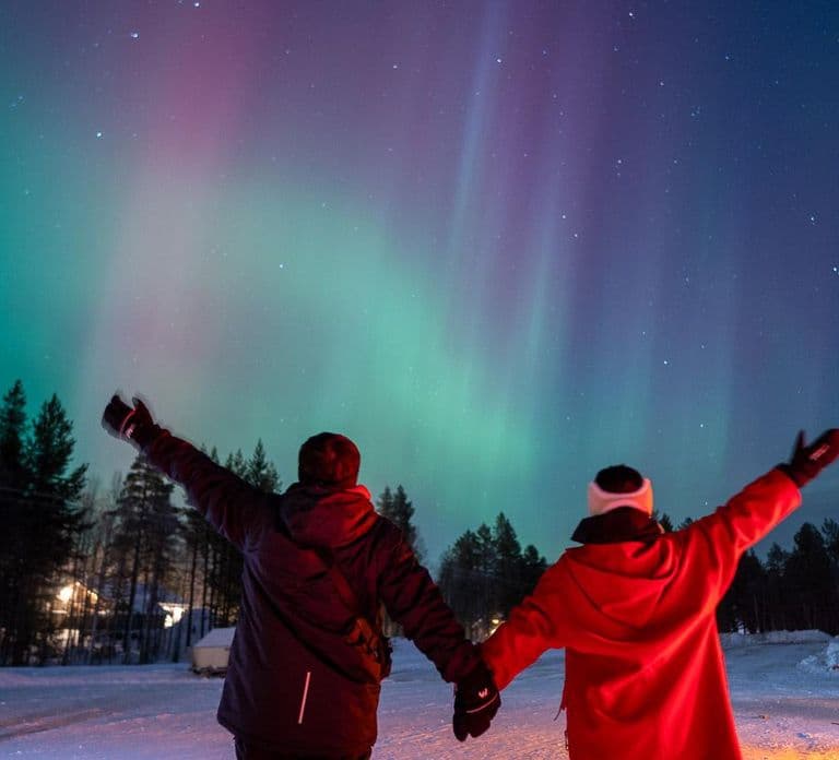 Rovaniemi: Gwarantowana wycieczka Aurora z autobusem i zdjęciami