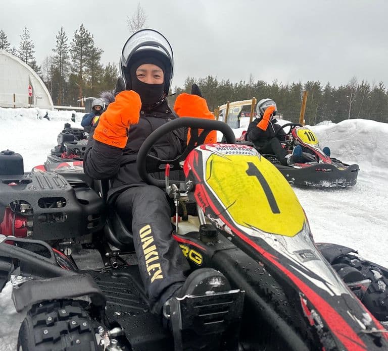 Rovaniemi: Ice Karting Experience