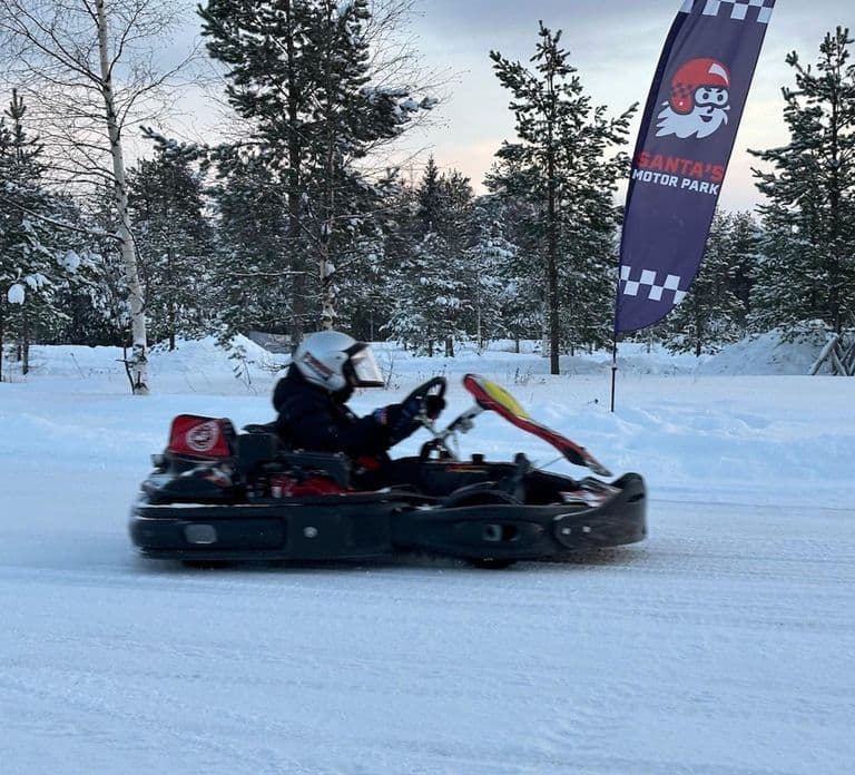 Rovaniemi: Ice Karting Experience