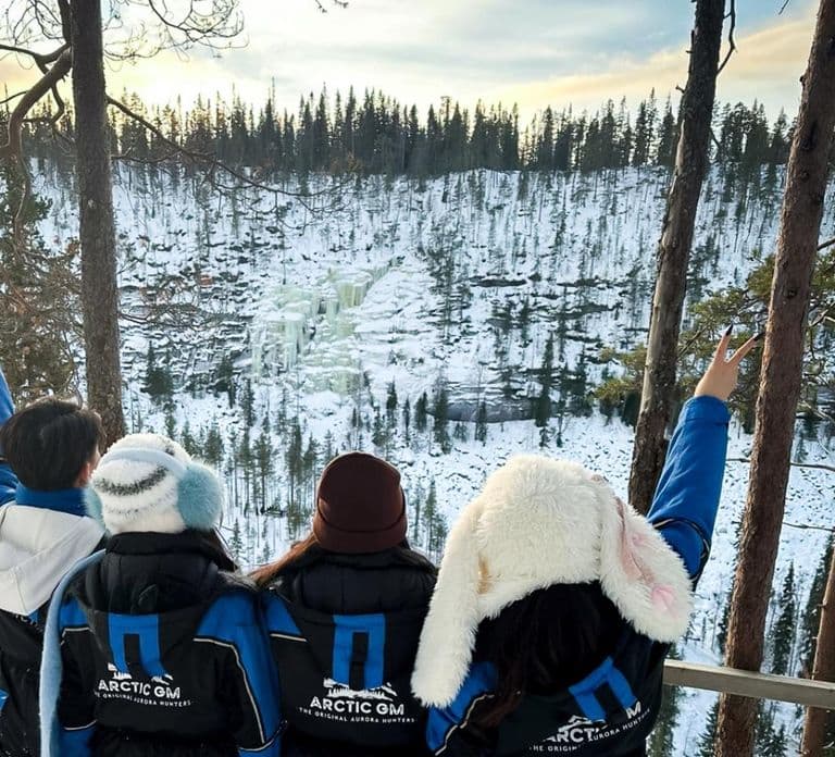 Rovaniemi: Korouoma Canyon Frozen Waterfalls Hike & BBQ