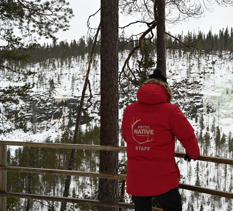 Rovaniemi : Randonnée guidée dans le canyon de Korouoma avec collations