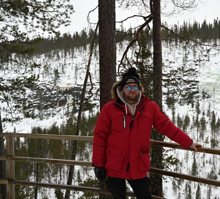 Rovaniemi : Randonnée guidée dans le canyon de Korouoma avec collations